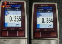 內(nèi)孔拋光后壁粗糙度進行測量