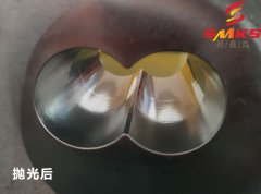 把銹跡斑斑的異形孔拋光成鏡面狀態(tài)！